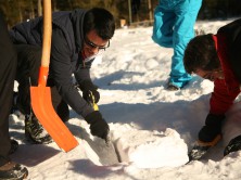 Teambuilding activities - Igloos building