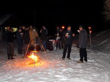 Teambuilding activities - Snowshoe hike with torches